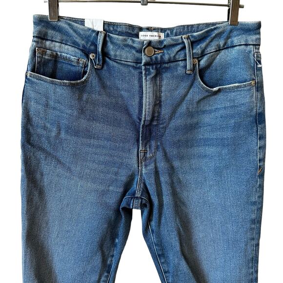 NWT Good American Women's Good Classic Distressed Jeans Size 10/30 Casual - Picture 3 of 8